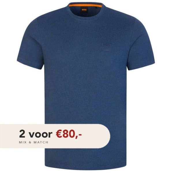 Boss Tales T-shirt blauw