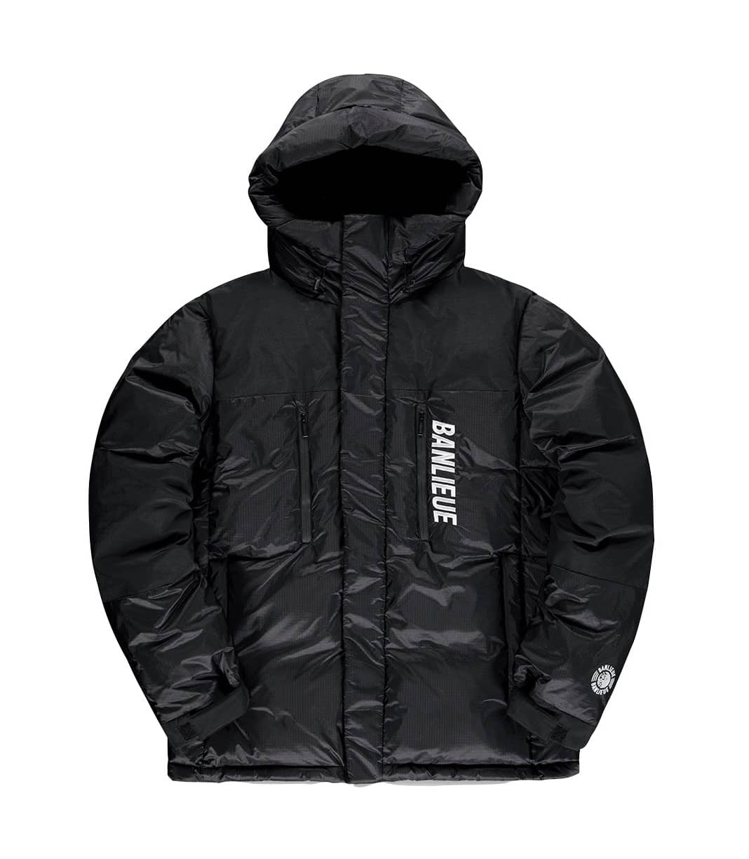 Banlieue Down Jas Zwart