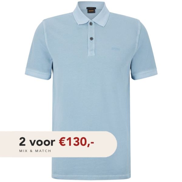 boss prime polo blauw