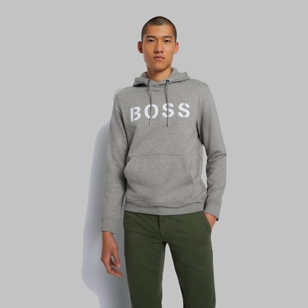 Boss Wetry Hoodie Grijs
