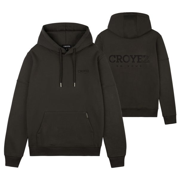 croyez abstract hoodie donker groen