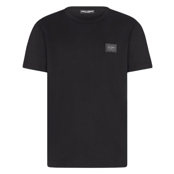Dolce & Gabbana Branded Tag T-shirt Navy