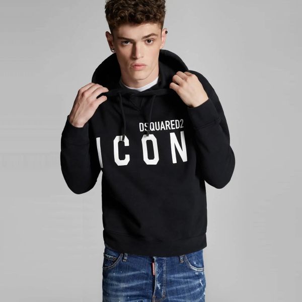 関税込 DSQUARED2 Ceresio Map Cool Fit Hoodie Sweatshirt Ceresio Map Cool Fit Hoodie Sweatshirt