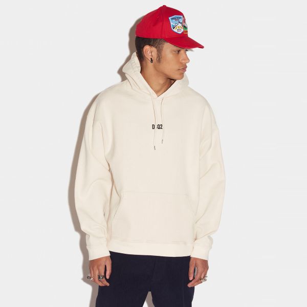 Dsquared2 Mini Logo Hoodie Beige