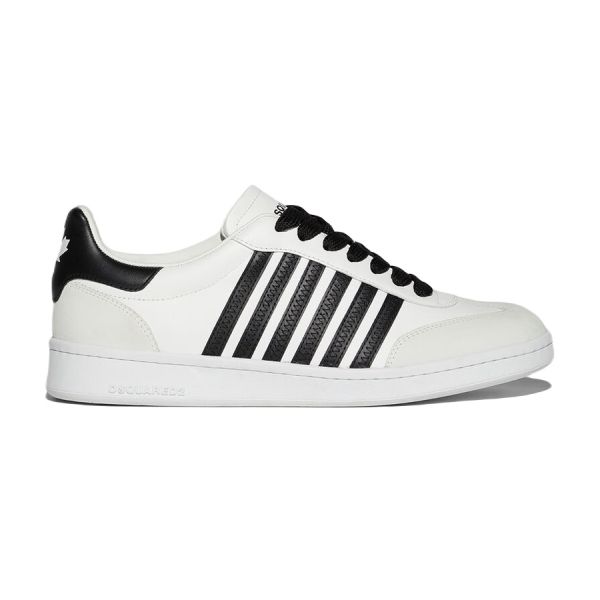 Dsquared2 Striped Sneaker Wit/Zwart
