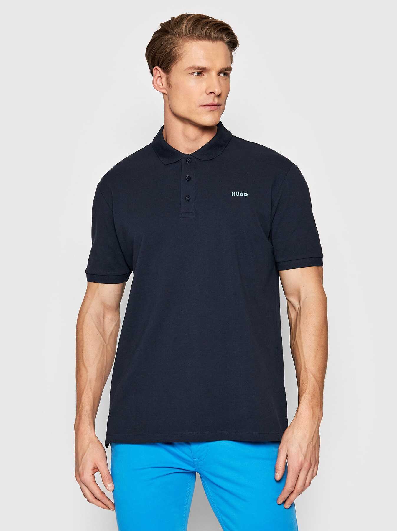 Hugo Donos Polo Donker Blauw