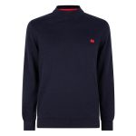 Hugo San Marc Turtle Neck Sweater Navy