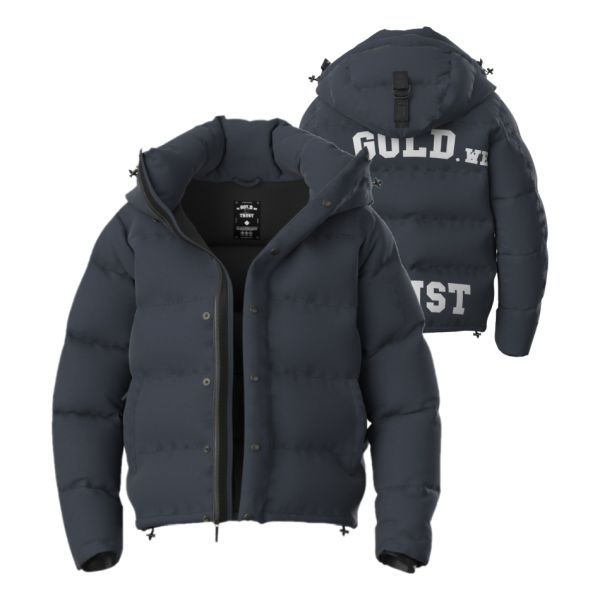 Clothing In Gold We Trust Shirt Zwart In Gold We Trust The Curtain