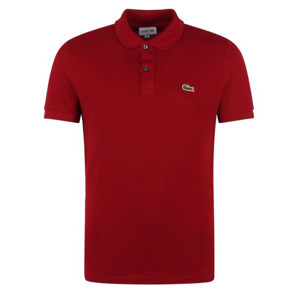 Lacoste Slim Fit Polo Bordeaux