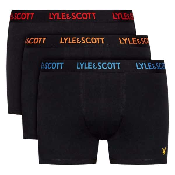 lyle scott 3pack boxer zwart