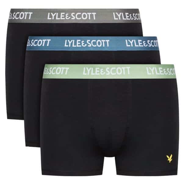 lyle scott barclay 3-pack zwart mulit band