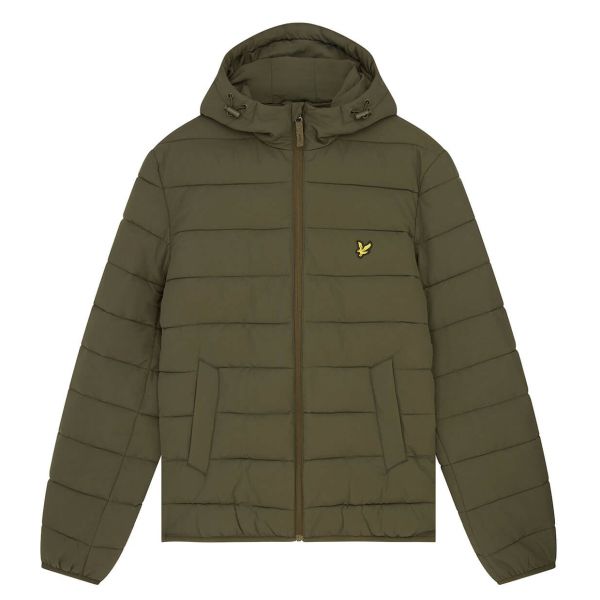 Lyle & Scott Puffer Donker Groen