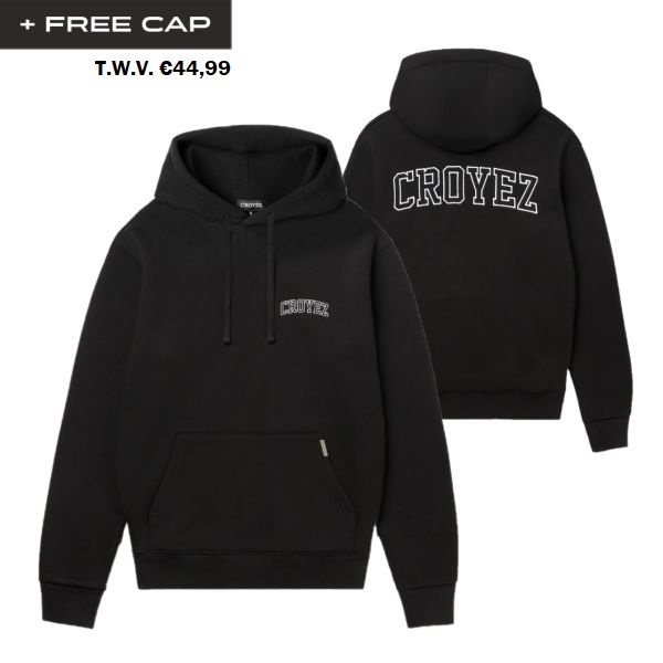 Croyez Arch Hoodie Zwart
