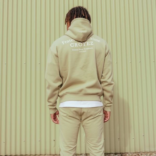 Croyez Fraternité Hoodie Beige
