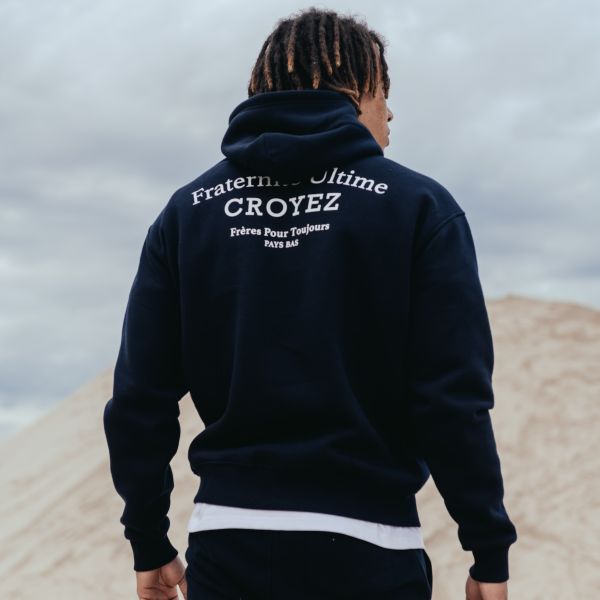 Croyez Fraternité Hoodie Navy