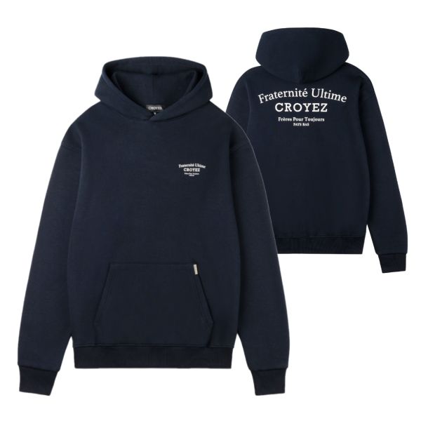 Croyez Fraternité Hoodie Navy