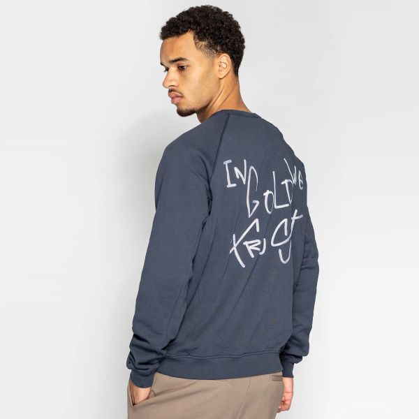 In Gold We Trust The Houston Sweater Blauw