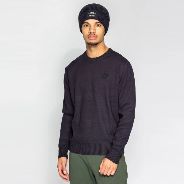 In Gold We Trust The Majority Sweater Navy