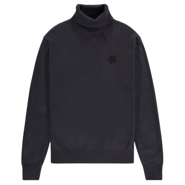 In Gold We Trust The Maturity Turtle Neck Sweater Navy