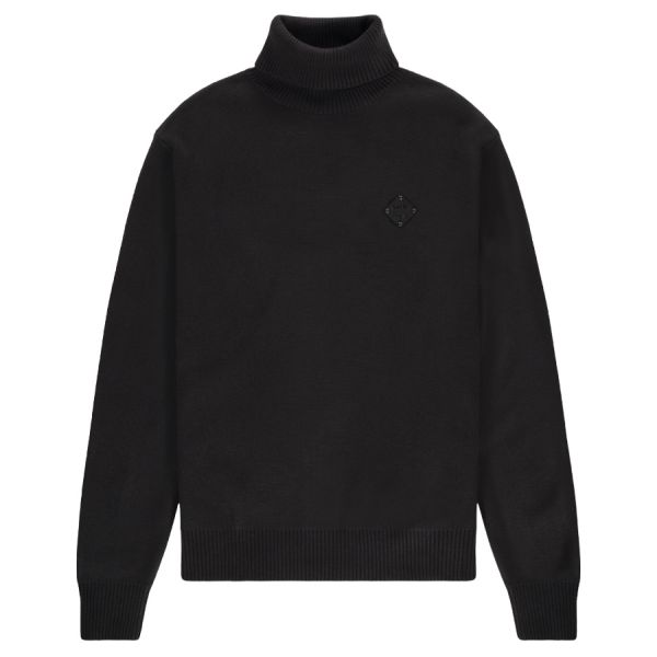 In Gold We Trust The Maturity Turtle Neck Sweater Zwart