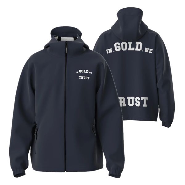 In Gold We Trust The Umbrella Jack Navy