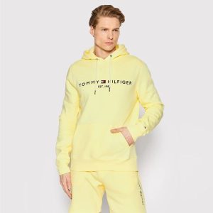 Tommy Hilfiger Logo Hoodie Geel