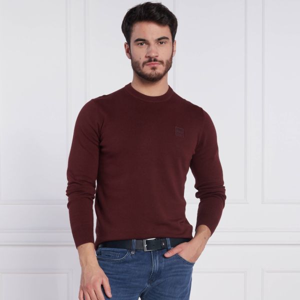 Boss Kanovano Sweater Bordeaux