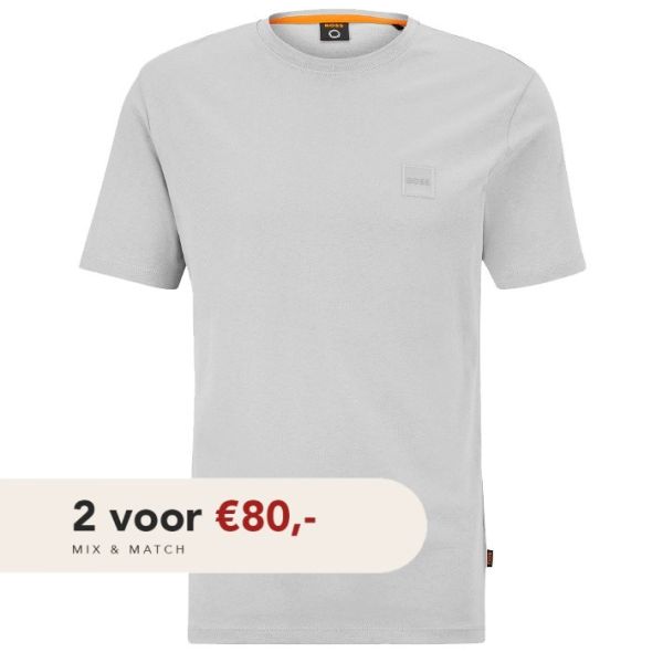 Boss Tales T-shirt licht grijs