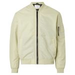 Calvin Klein Satin Bomber Jack Licht Groen