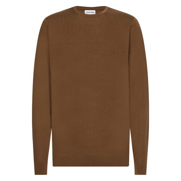 Calvin Klein Superior Merino Sweater Bruin