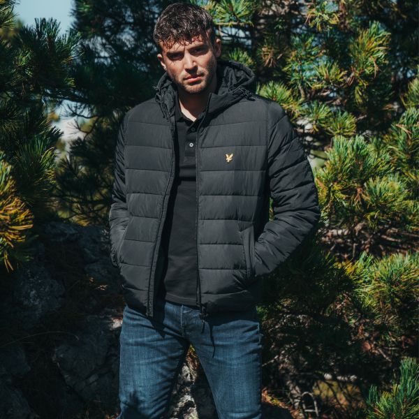 Lyle & Scott Puffer Zwart