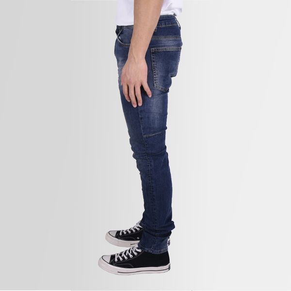 flaneur homme essential skinny jeans donker blauw