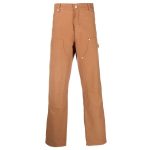 heron preston canvas carpenter pants tobacco bruin