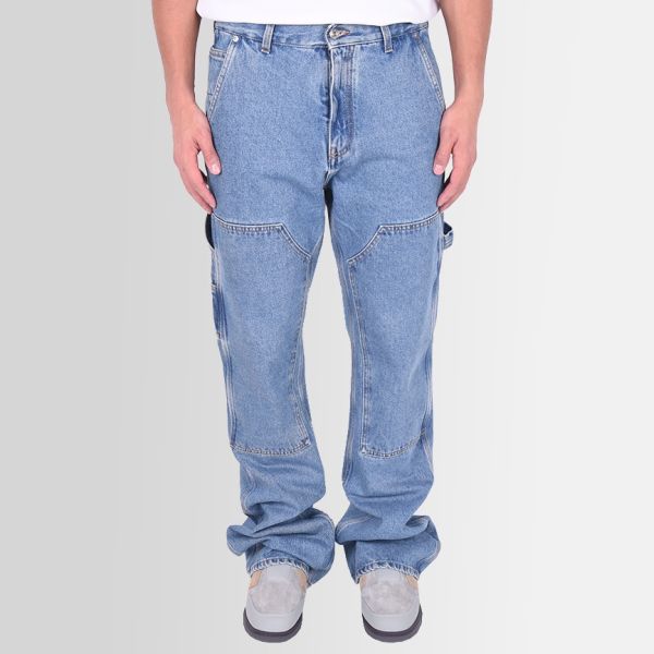 Off-White Flare Carpenter Jeans Blauw