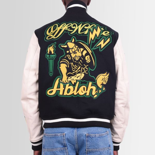 Off-White Graphic Varsity Jack Zwart