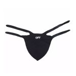 Off-White Off Bandana Mask Zwart