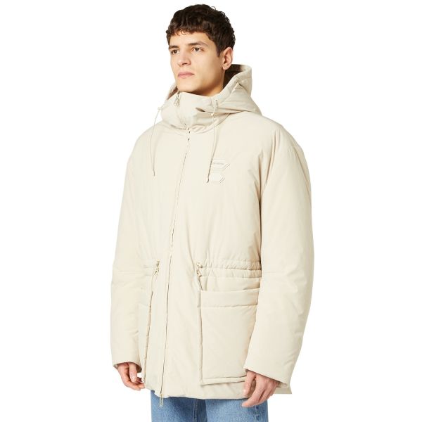 Off-White Patch Peach Padded Puffer Beige