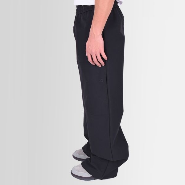 Off-White Patch Peach Util Wide Pullon Broek Zwart