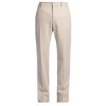 Off-White Tag Wool Zip Broek Beige