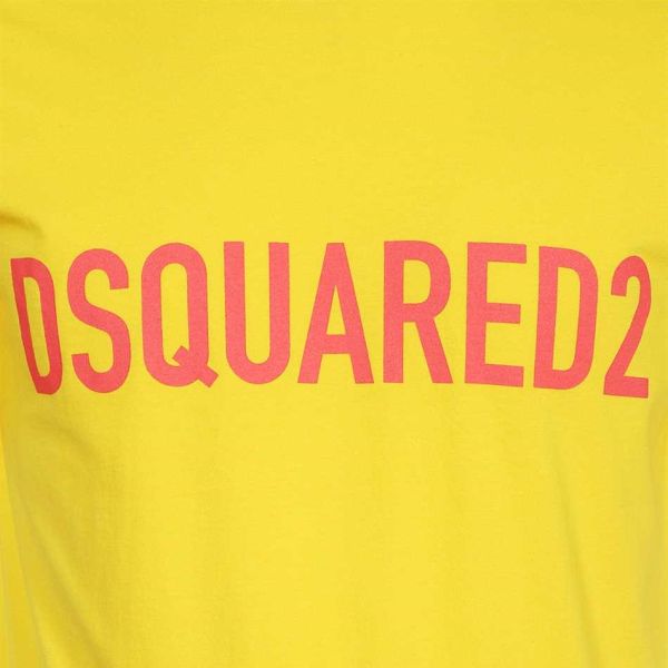 Dsquared2 Cool T-shirt Geel