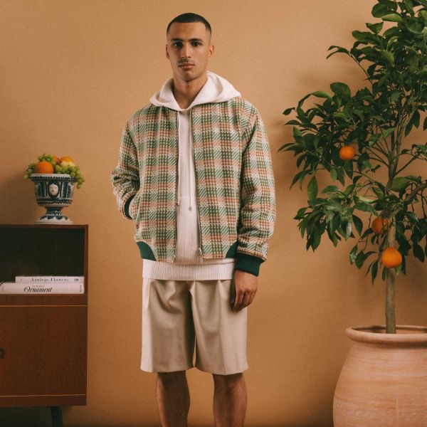 Drôle De Monsieur Le Teddy Reversible Vest Groen