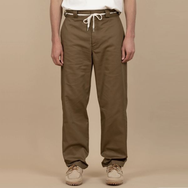 Drôle De Monsieur Le Pantalon Twill Bruin