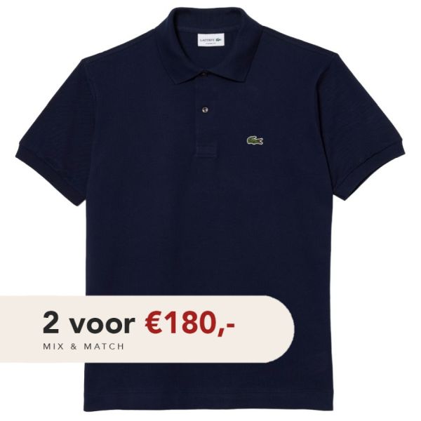 lacoste polo navy