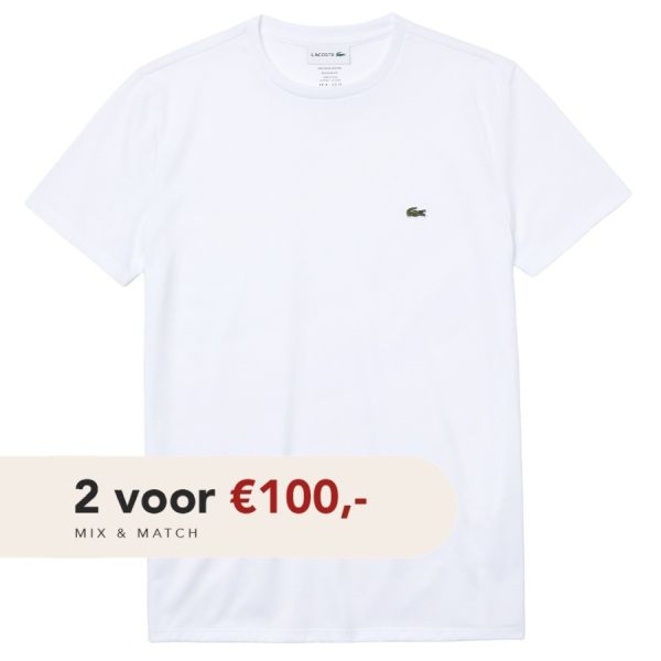 lacoste t-shirt wit