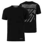 Off White Scribble Diagonal Over T-shirt Zwart