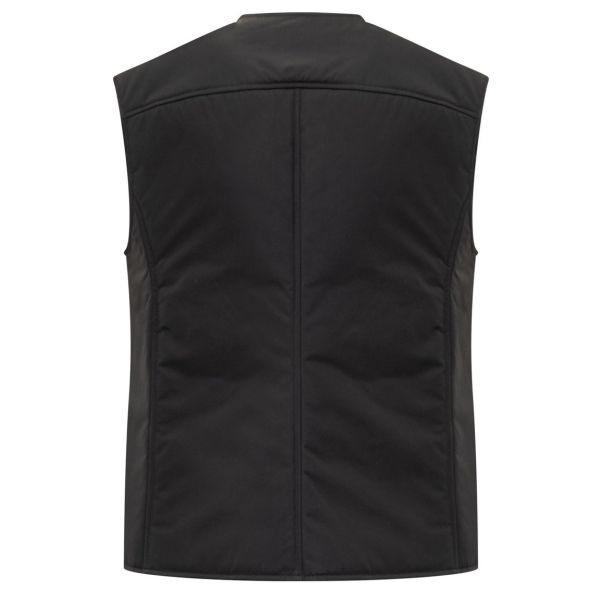 Off-White Wave Tag Padded Vest Zwart