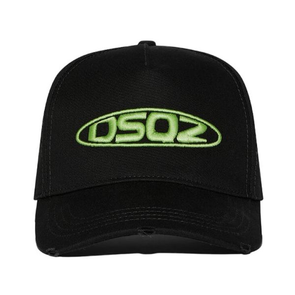 Dsquared2 DSQ2 Fluo Cap Zwart/Groen