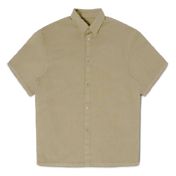 Heron Preston Canvas Overhemd Donker Groen