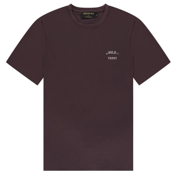 In Gold We Trust Sport T-shirt Paars