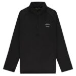 In Gold We Trust Sport Zipped Longsleeve T-shirt Zwart